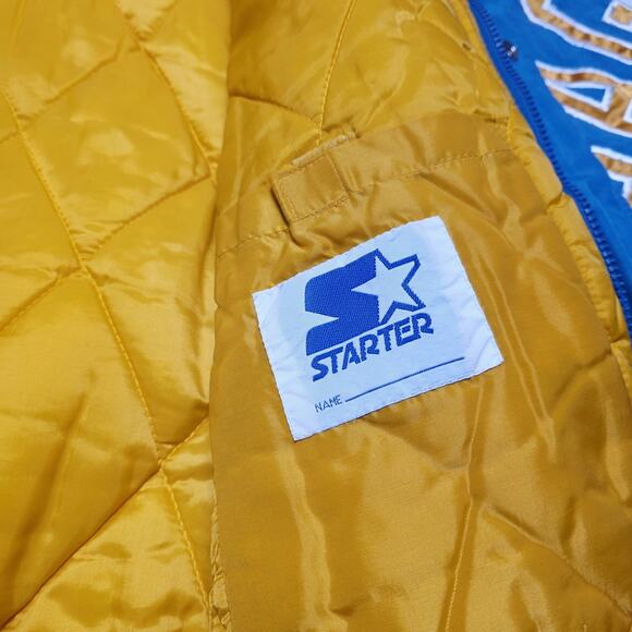 Vintage Jacksonville Jaguars Starter Puffer Jacket Original Logo Men's Large 90s - Picture 10 of 11